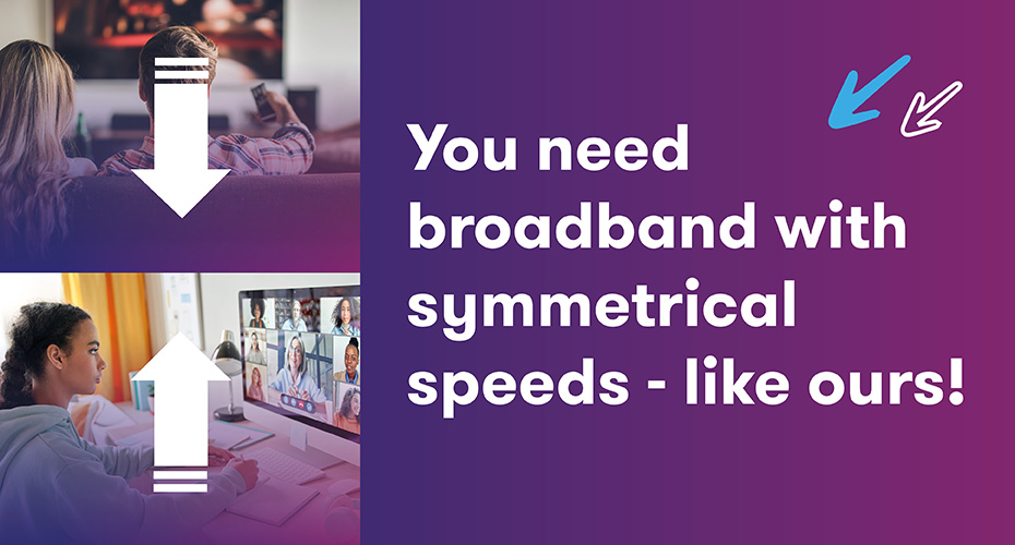 Learn the difference between Download and upload speeds for broadband.