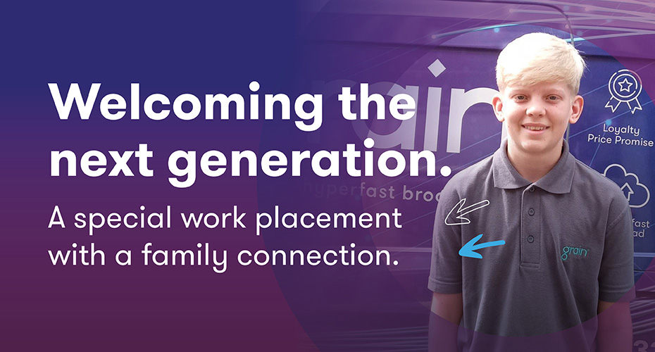 Max's work experience placement with Grain's engineering team